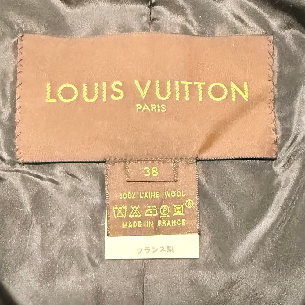 Louis Vuitton Black Wool Cropped Jacket Blazer 38 - Picture 7 of 8